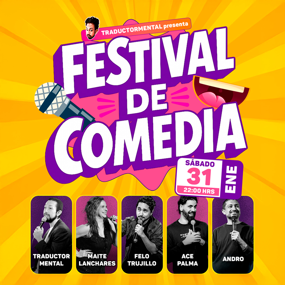 Festival de Comedia, Sábado 31 de enero