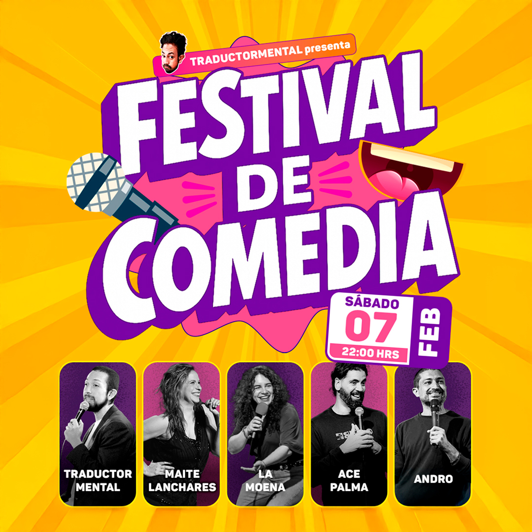 Festival de Comedia, Sábado 7 de febrero
