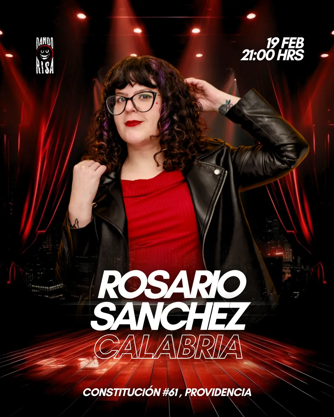 Rosario Sánchez en Calabria, Jueves 19 de Febrero