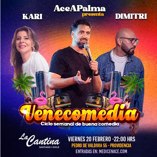 Venecomedia – Viernes 20 – Cumple de Ace