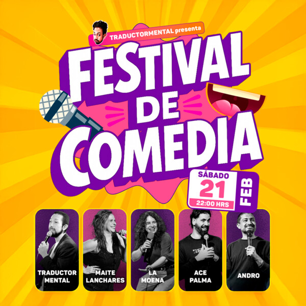 Festival de Comedia, Sábado 21 de febrero