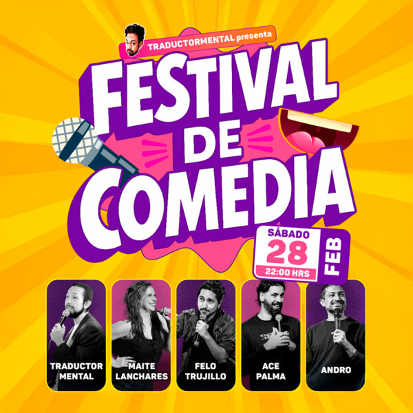 Festival de Comedia, Sábado 28 de febrero