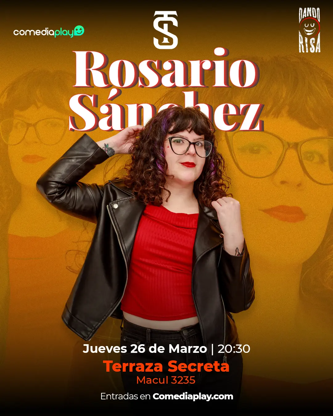 Rosario Sánchez en Macul, Jueves 26 de Marzo