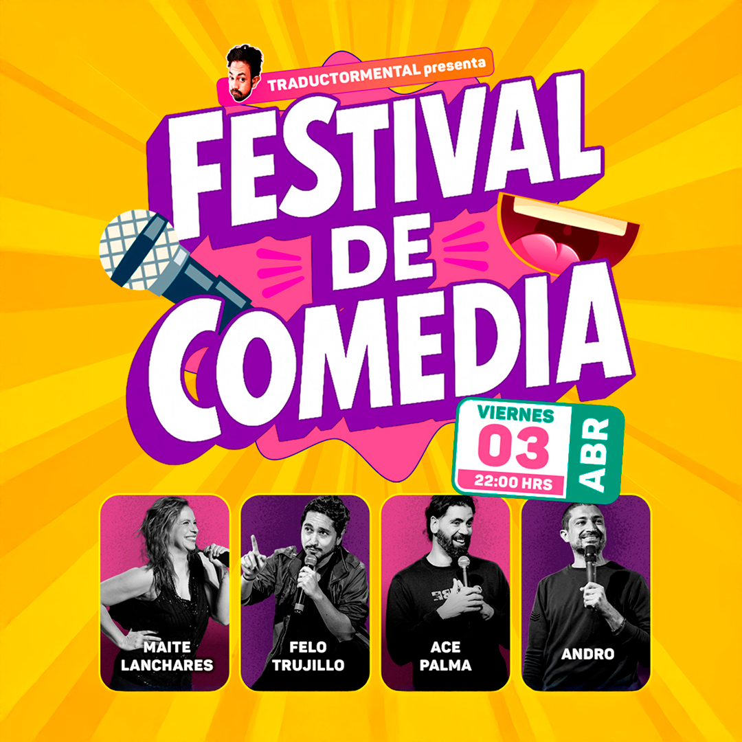 Festival de Comedia, Viernes 3 de abril