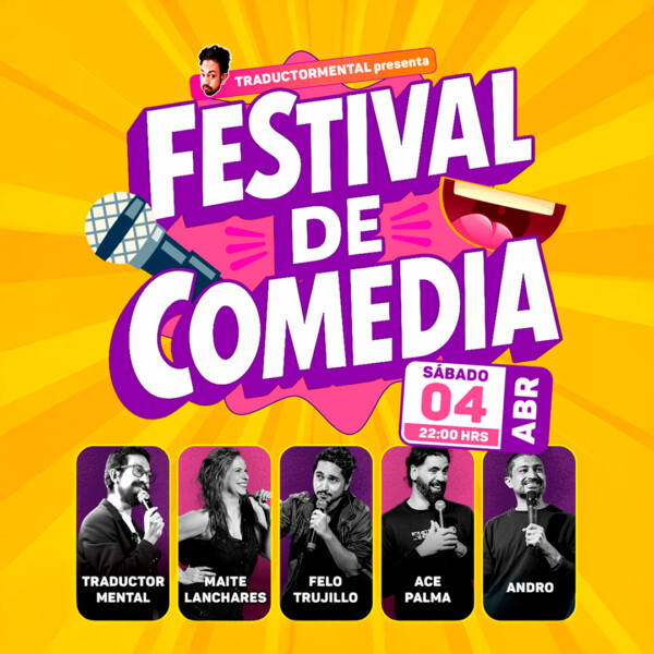 Festival de Comedia, Sábado 4 de abril