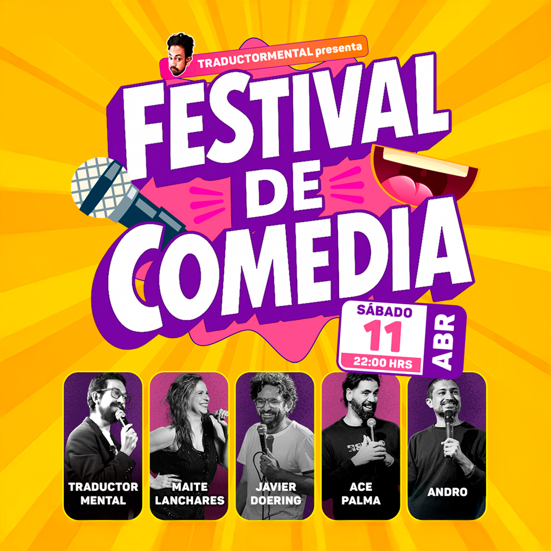 Festival de Comedia, Sábado 11 de abril