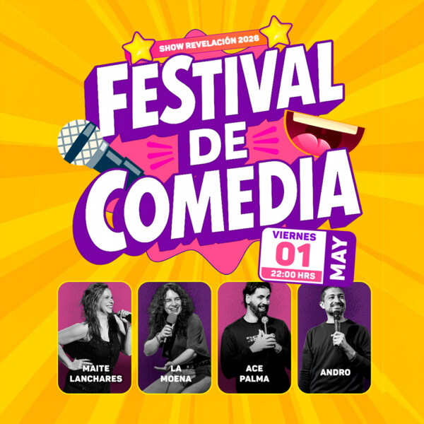 Festival de Comedia, Viernes 01 de mayo