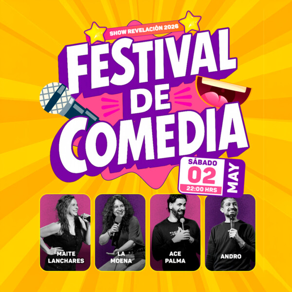 Festival de Comedia, Sábado 02 de mayo