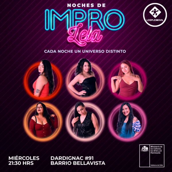NOCHES DE IMPRO LELA en Lospleimovil, Miercoles 13 de Mayo