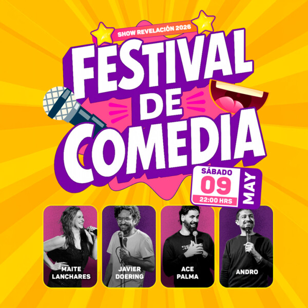 Festival de Comedia, Sábado 09 de mayo