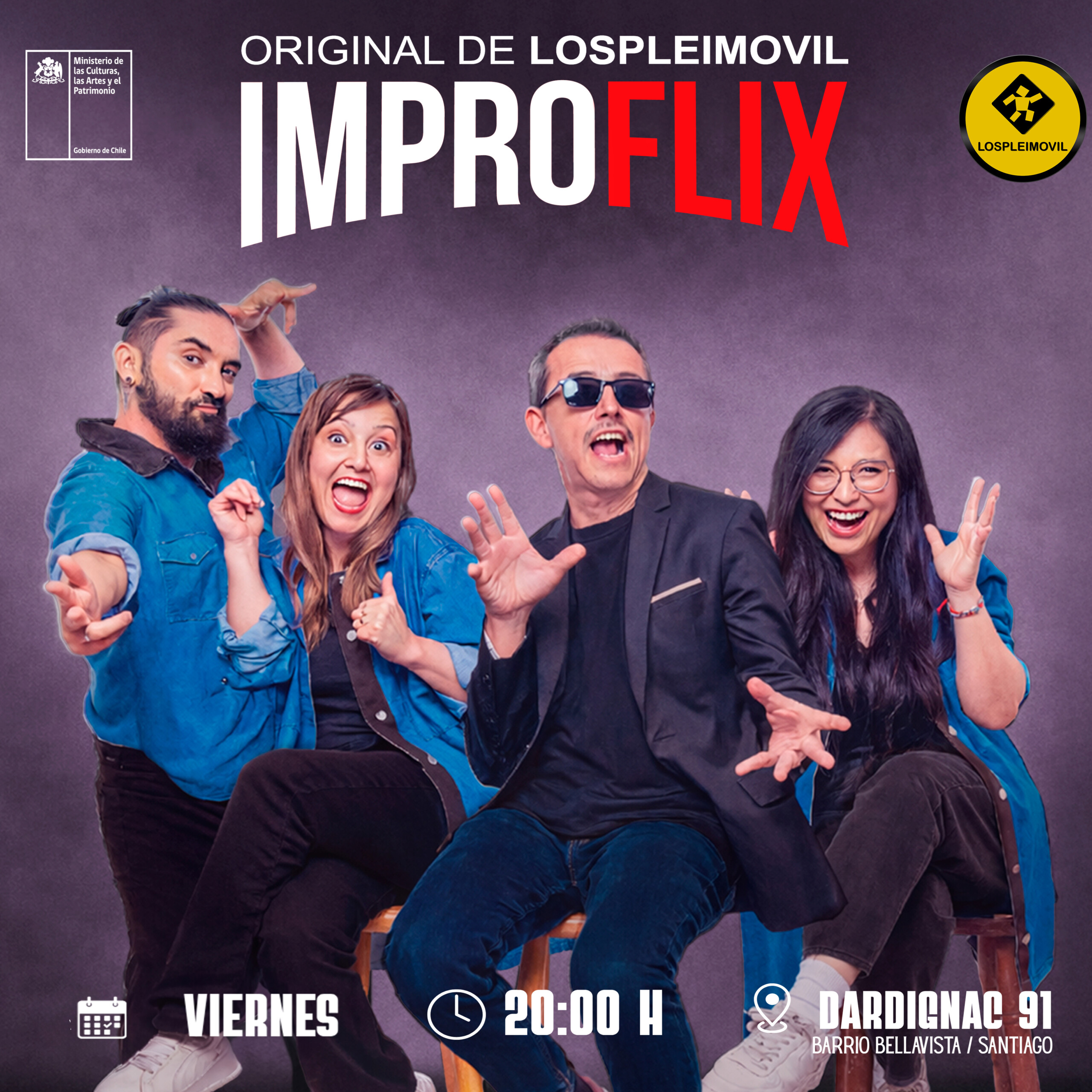 IMPROFLIX /Lospleimovil Impro Humor en Lospleimovil, Viernes 17 de julio
