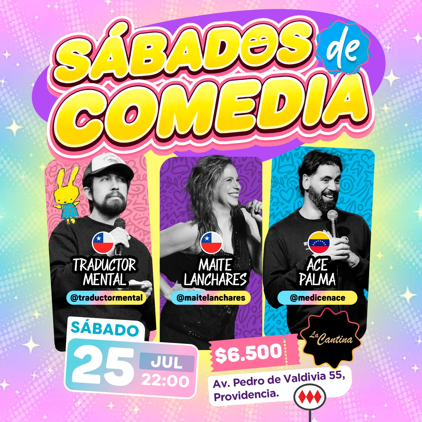 Sábados de Comedia, Sábado 25 de julio